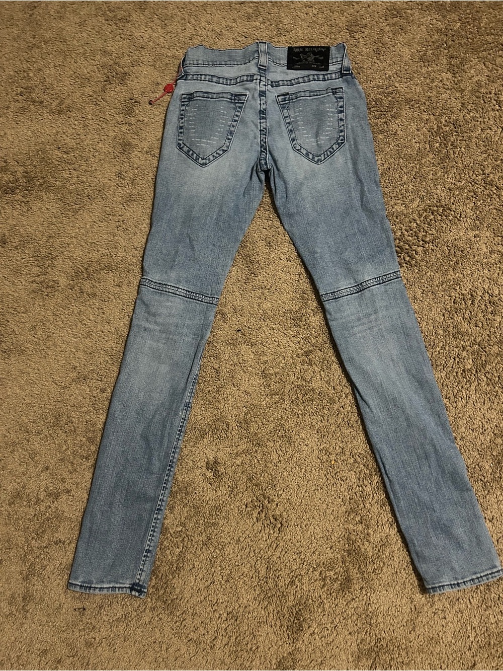 True Religion Light Blue Skinny Jeans for Men